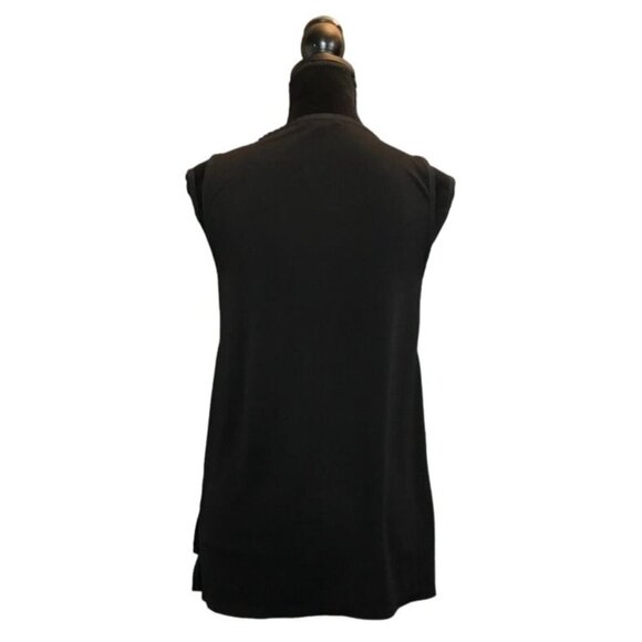 Banana Republic Factory Women's V Neck Sleeveless Top in Black - Size XS - Picture 3 of 5